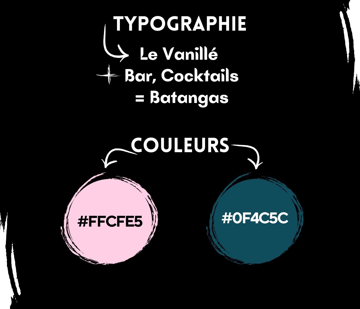 Min charte graphique Le Vanillé